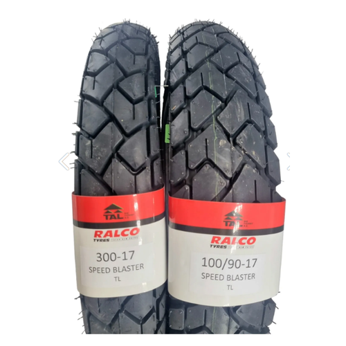 100/90-17 VE 300-17 TVS RADER TAKIM TL (TUBELESS - DUBLEKS) MOTOSKLET LAST