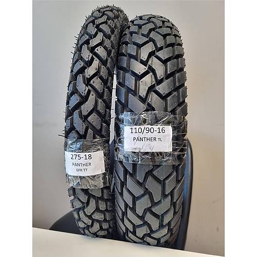 Mondial Mr  Kanuni Seyhan  275-18 Tt Tubetype Ve 110/90-16 Tl Dubleks Lastik Set
