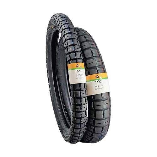 Kawasaki Klx 250  460-18 Tt Ve 300-21 Tt Tubetype Lastik