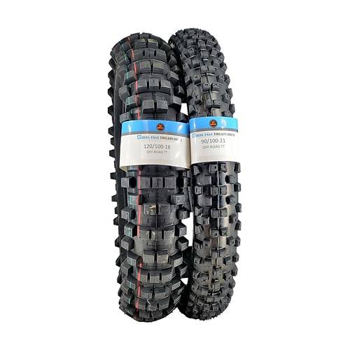 Offroad  120/100-18 Tt Ve 90/90-21 Tt Tubetype Enduro Lastik Seti