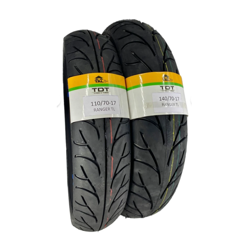 TDT TYRES HONDA CBR 250 LASTK TAKIM 140/70-17 VE 110/70-17 TL (TUBELESS - DUBLEKS)