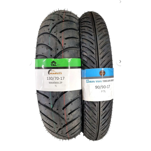 Mondial Drift, Vulture, TVS Apache, RKS RK, Arora Shark 130/70-17 TL Ve 90/90-17 TL Dubleks Lastik Set