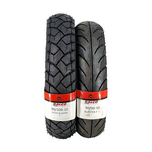 90/100-10 Ve 90/90-10 Tubeless - Dubleks Motosiklet Lastik Takm