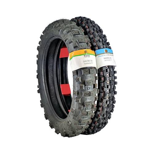 Yamaha Vr   Ktm  Beta Rr250  140/80-18 Tt Ve 90/90-21 Tt Enduro Lastik Seti