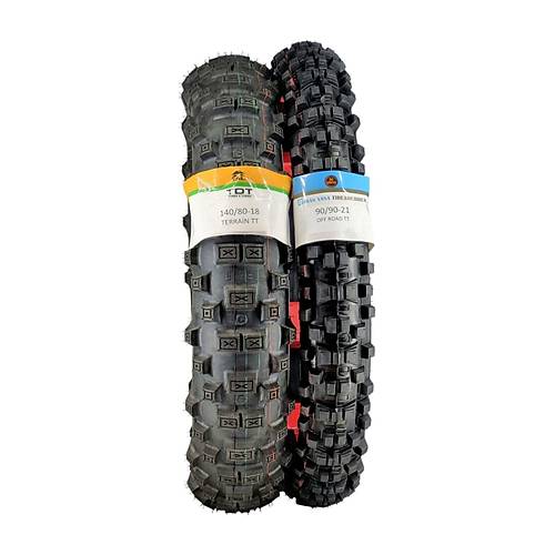 Yamaha Vr   Ktm  Beta Rr250  140/80-18 Tt Ve 90/90-21 Tt Enduro Lastik Seti
