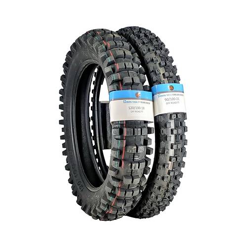 Offroad  120/100-18 Tt Ve 90/90-21 Tt Tubetype Enduro Lastik Seti