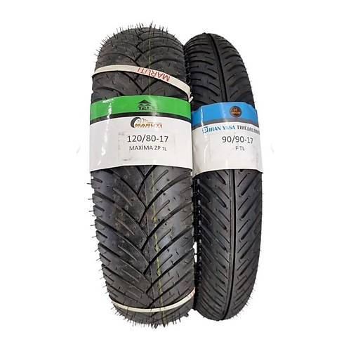 Bajaj Pulsar NS 125, 120/80-17 TL ve 90/90-17 TL Dubleks Lastik Set