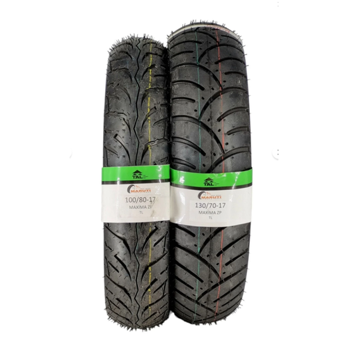 MARUT� TYRES 130/70-17 VE 100/80-17 MOTOS�KLET LAST�K TAKIMI TL (TUBELESS - DUBLEKS)