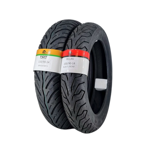 110/90-14 VE 100/90-14 TL (TUBELESS - DUBLEKS) SPEED/BL034 LAST�K TAKIMI