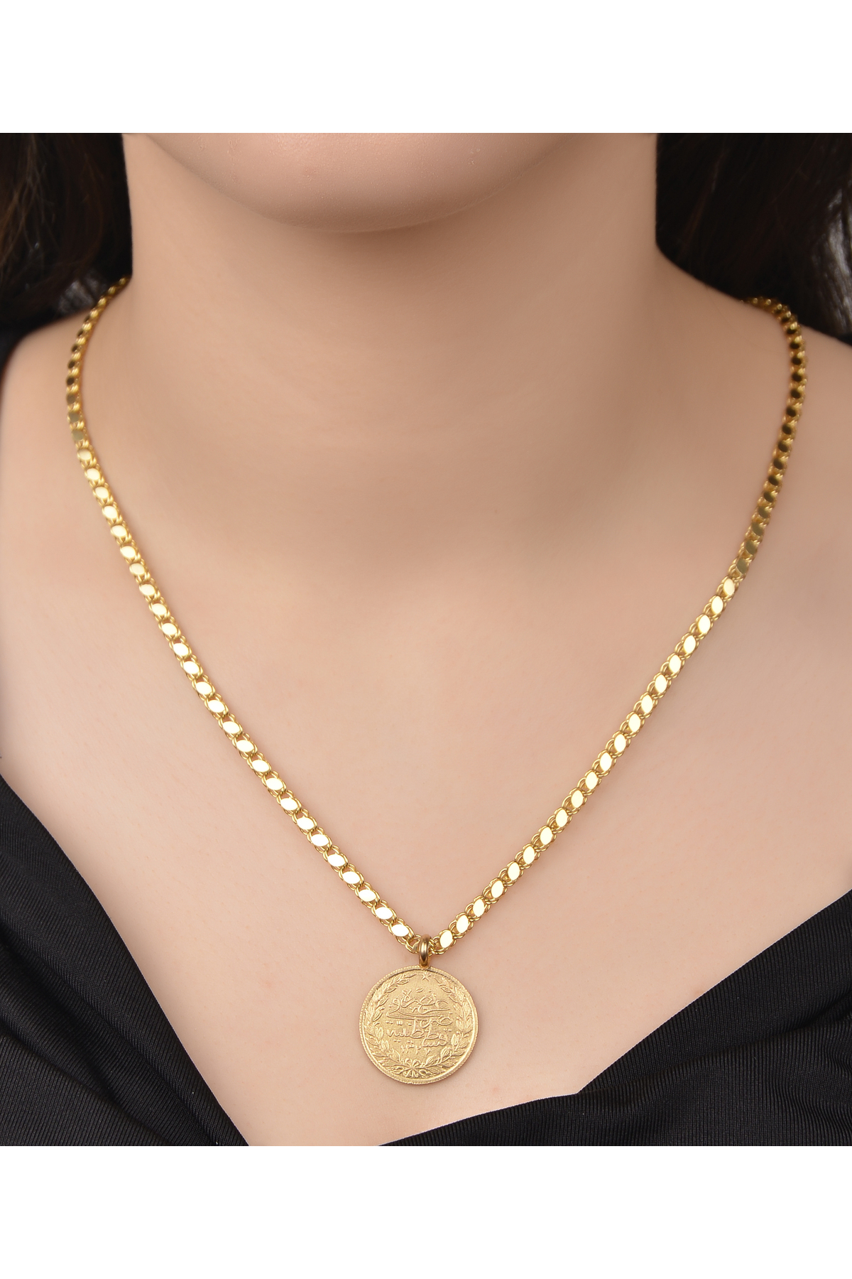 18 gr (Gram) Pullu Reşat Kolye 22 Ayar Altın