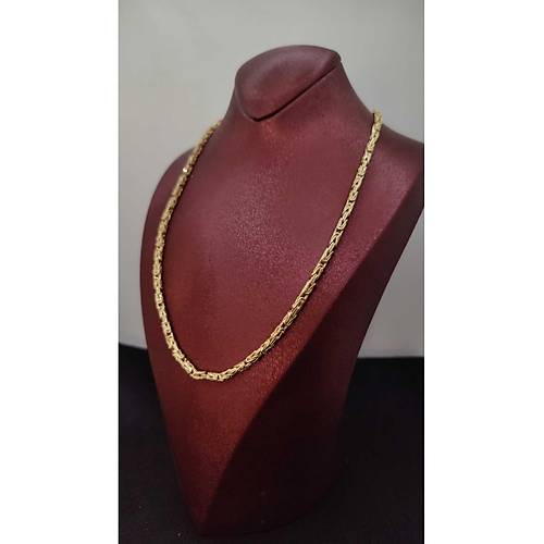 14 gram kral zincir kolye 60 cm 14 ayar altn