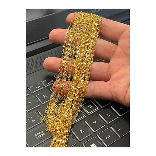 1.75 gr (GRAM) Aynal Kolye Zincir 22 Ayar Altn 55 cm