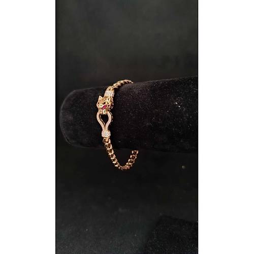 12,66 gram Leopar Bal Gurmet Bileklik 14 Ayar