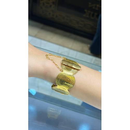 (56) gram 7 tam altnl kelepe 22 ayar yatrmlk