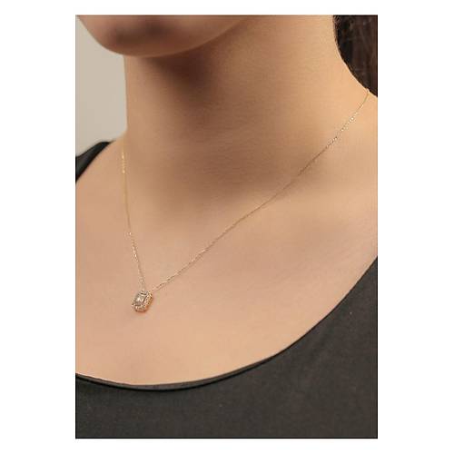 1,80 gr (gram) Baget Tal Kolye  45 cm 14 Ayar Altn