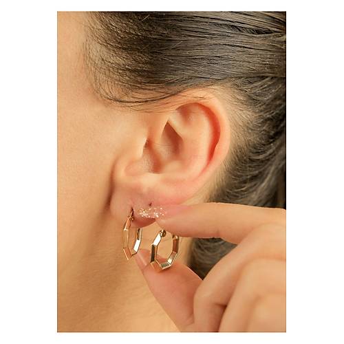 2 gr (GRAM) Halka Altgen  Kpe 20 mm 14 Ayar Altn (rose-sar-beyaz-yeil)