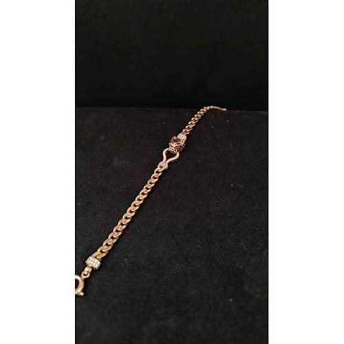 12,66 gram Leopar Bal Gurmet Bileklik 14 Ayar