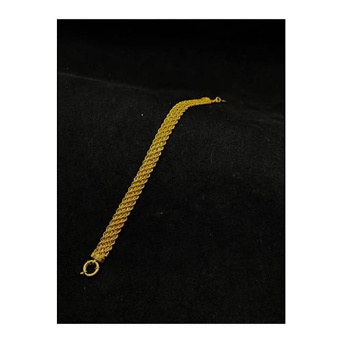 7 gr (GRAM) Drt Sral Halat Bileklik 14 Ayar Altn
