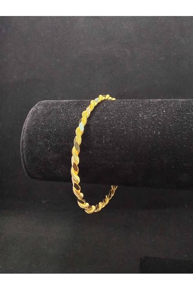25 gr (GRAM) Paftalı Burma Bilezik 22 Ayar Altın