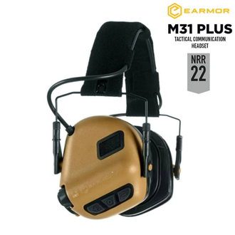 Opsmen Earmor M31 PLUS Elektronik At�� Kulakl��� Kulak Koruma (Cayote Brown) Kahverengi