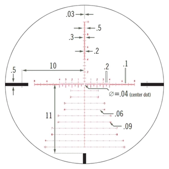 Vortex Strike Eagle 3-18x44 FFP EBR-7C (MRAD) T�fek D�rb�n�
