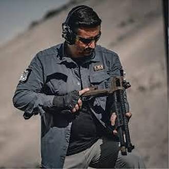 Axor Arms FS-PRO + ��l Siyah K�rma Katlanabilir Otomatik Av T�fe�i
