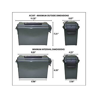 MTM PLAST�K M�H�MMAT KUTUSU, AC30T- Orman Ye�ili