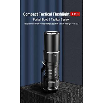 KLARUS XT1C Compact Dual-Switch Taktik Fener