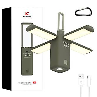 Klarus CL2 Pro � 14.000 mAh Kapasiteli Katlanabilir Kamp Lambas�, 360� Ayd�nlatma