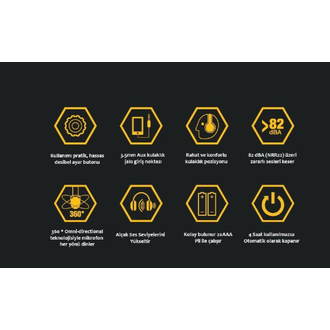 Opsmen Earmor Elektronik At�� Kulakl��� (Brown) Kahverengi M30-CB