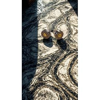 Rodyum beyaz alt�n kaplama her �apta mermi k�peler anti alerjik