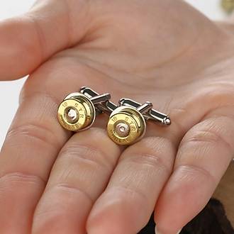 rodyum beyaz alt�n kaplamal� mermi kol d��mesi �ifti