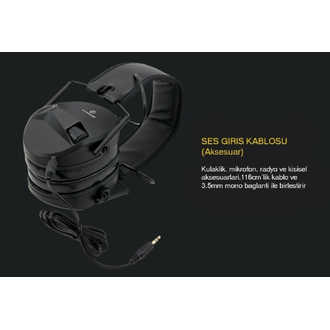 Opsmen Earmor Elektronik At�� Kulakl��� (Foliage Green) Zeytin Ye�ili M30-FG