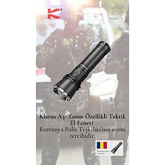 Klarus A3 �Zoom �zellikli Taktik El Feneri