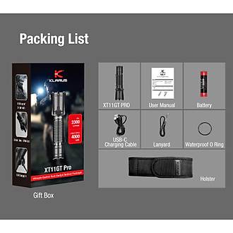 Klarus XT11GTPro Taktik Fener