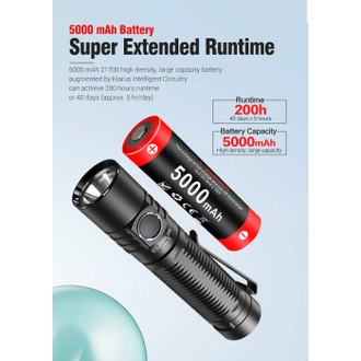 Klarus G15 V2 4200 L�men Kolay Ta��n�r �arjl� EDC Elfeneri