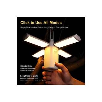 Klarus CL2 � 10400 mAh Kapasiteli Katlanabilir Kamp Lambas�, 360� Ayd�nlatma