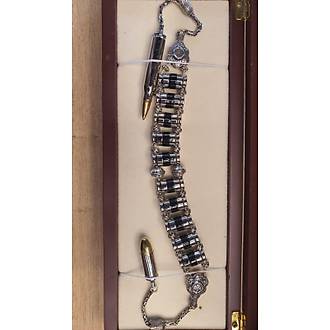 Selenofil Mermi Tasar�m 925 Ayar G�m�� Tespih Zaza Tespih