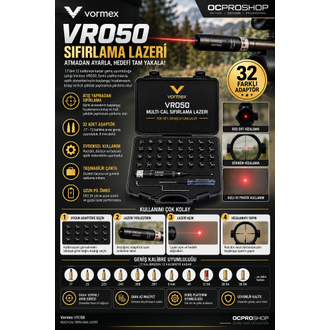 Vormex S�f�rlama Lazer Seti (Multi-Cal BoreSight - T�m Kalibreler)