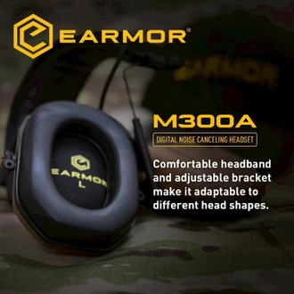 EARMOR M300A (IPSC Edition) Elektronik At�� Kulakl��� Kulak Korumas� Black Siyah M300A-CB