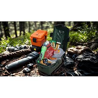 MTM SU GE��RMEZ PUSULALI HAYATTA KALMA KUTUSU K���K (Turuncu)