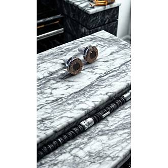 Rodyum beyaz alt�n kaplama ta�l� her �apta mermi k�peler anti alerjik