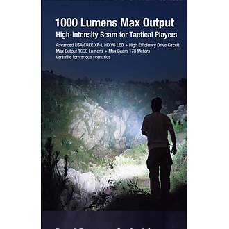 KLARUS XT1C Compact Dual-Switch Taktik Fener