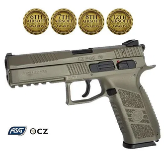 ASG CZ P09 DUTY (CZ75 P09) GBB AIRSFT TBANCA - TAN (Hediyeli)