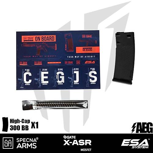 Specna Arms SA-F01 FLEX GATE X-ASR Airsoft Tfei  Siyah