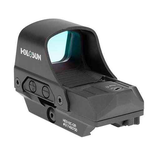 Holosun HE510C-GR Solar Multi-Reticle Open Reflex Sight (2 MOA & 65 MOA Circle)