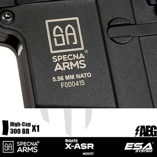 Specna Arms SA-F01 FLEX GATE X-ASR Airsoft Tfei  Siyah