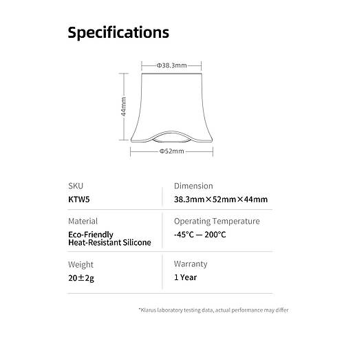 KLARUS KTW5 Silikon Fener Bal