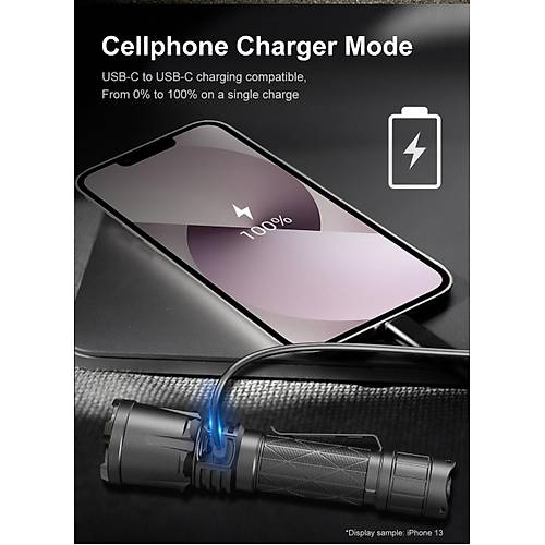 Klarus XT21X Pro Taktik El Feneri - 4400 Lmen / Powerbank