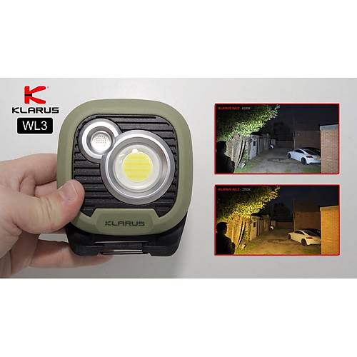 KLARUS WL3 arjl Kamp ve alma Lambas